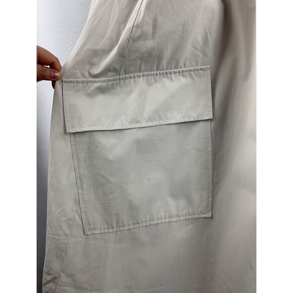 Women’s Eileen Fisher Beige Rain Coat Size XL - Picture 7 of 11